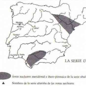 Click para ampliar. Pulsa en el nombre para ver la ficha. Topónimos serie uba, meridional-íbero-pirenaica